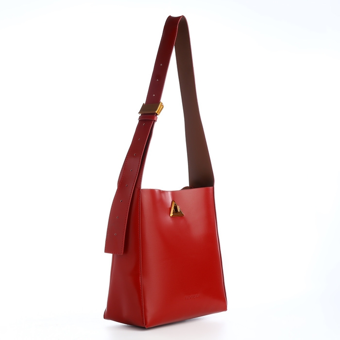 Сумка женская на винтовом замке TEXTURA, средний размер, цвет бордовый Сумка женская на винтовом замке TEXTURA, средний размер, цвет бордовый