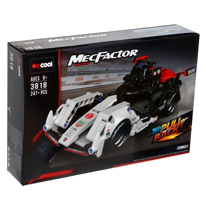 Конструктор «Формула», инерционный, 247 деталей Конструктор «Формула», инерционный, 247 деталей