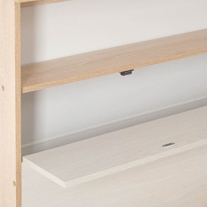 Кровать Бася-1 1400х2000 дуб сонома/ясень анкор светлый Кровать Бася-1 1400х2000 дуб сонома/ясень анкор светлый