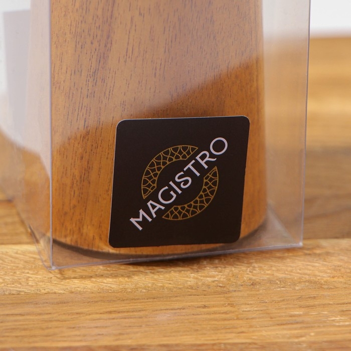 Мельница для специй Magistro Wooden, 5,5&times;26,5 см, керамический механизм, цвет коричневый