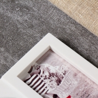 Фоторамка пластик на 5 фото 5х7, 6х9, 13х18 см "Большое сердце" белая 18х35 см Фоторамка пластик на 5 фото 5х7, 6х9, 13х18 см "Большое сердце" белая 18х35 см