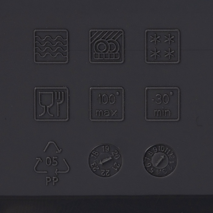 Контейнер для обеда &laquo;Бульдоги&raquo;, 2 отделения, 500+500 мл