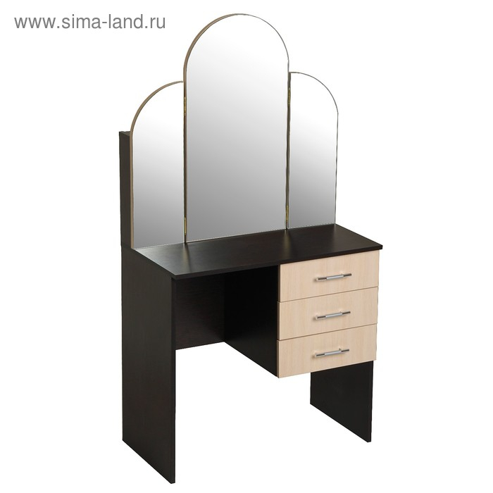 Стол косметический Бася, 1550х850х470, Венге/Дуб молочный Стол косметический Бася, 1550х850х470, Венге/Дуб молочный