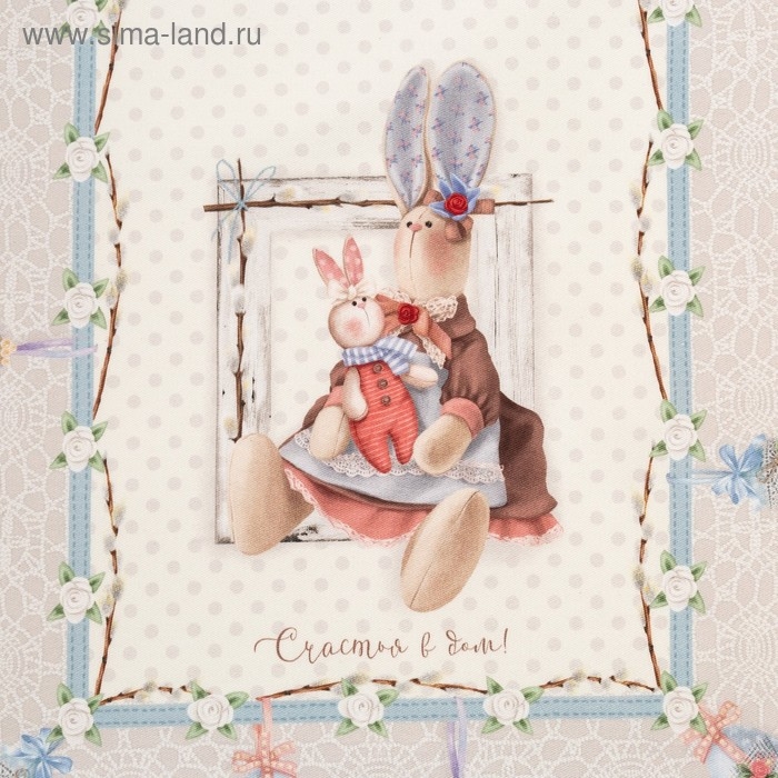 Дорожка на стол &laquo;&laquo;Пасхальные Тильды&raquo;&raquo; 40х146 см, 100% хл, саржа 190 гр/м2