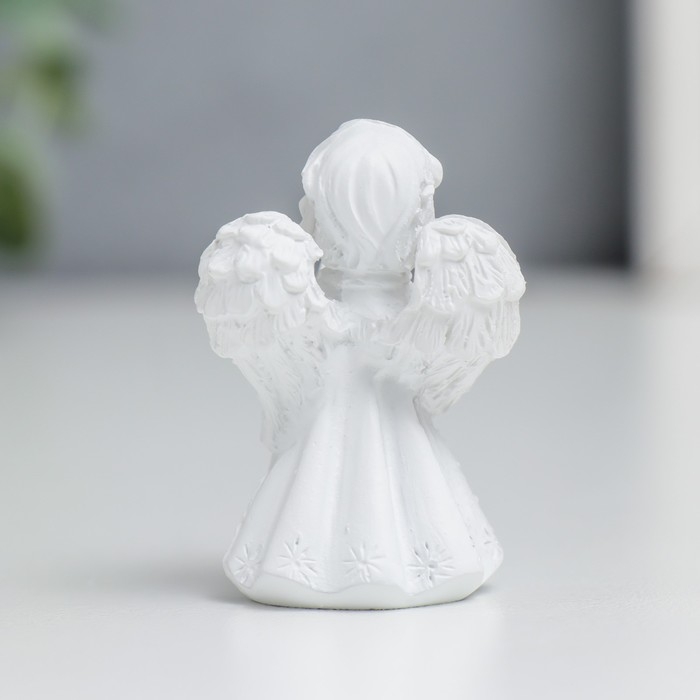 Сувенир полистоун Сувенир полистоун "Белоснежный ангел в платье" МИКС 4х3,2х2 см