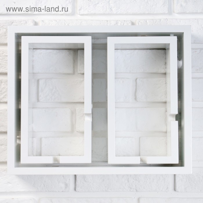 Набор полок 1+2 белые, большая 40*30см, 2 средних 25*15см Набор полок 1+2 белые, большая 40*30см, 2 средних 25*15см