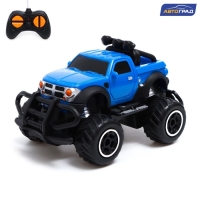 Джип радиоуправляемый &laquo;Пикап&raquo;, работает от батареек, цвет синий