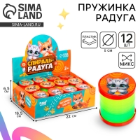 Пружинка - радуга &laquo;Милашки&raquo; d.-5см , в шоубоксе