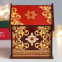 Чайный домик "Дед Мороз" 10,5х9,5х12 см Чайный домик "Дед Мороз" 10,5х9,5х12 см