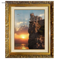 Алмазная мозаика на подрамнике «Ласточкино гнездо», 30 × 40 см, 33 цвета Алмазная мозаика на подрамнике «Ласточкино гнездо», 30 × 40 см, 33 цвета