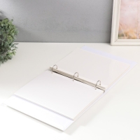 Фотоальбом на 50 магнитных листов 23х28 см, на кольцах "portfolio blanc" Фотоальбом на 50 магнитных листов 23х28 см, на кольцах "portfolio blanc"