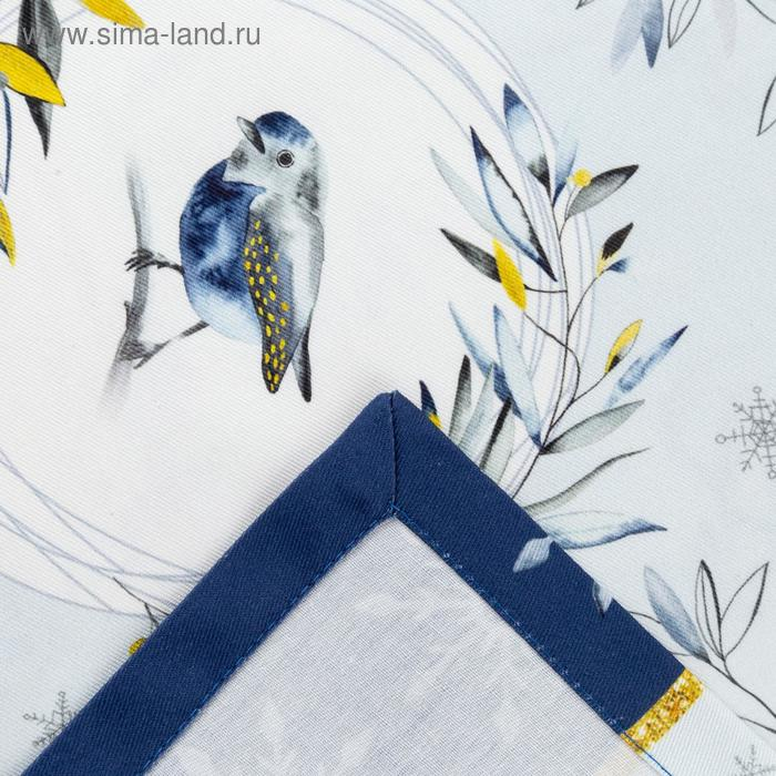 Скатерть "Этель" Snow animals 149х180см с ГМВО, 100%хл, 190г/м2