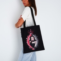 Шопер &laquo;Корея&raquo;, 35х0.5х40 см, отдел без молнии, без подклада, чёрный