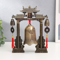 Колокол-гонг металл настольный "Драконы" 21,5х22х5 см Колокол-гонг металл настольный "Драконы" 21,5х22х5 см