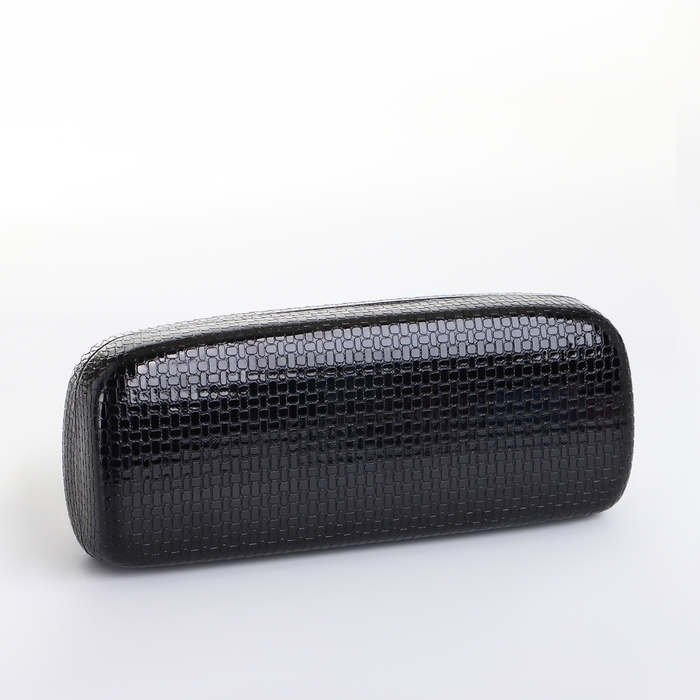 Футляр для очков на хлопушке, длина 15 см, цвет чёрный