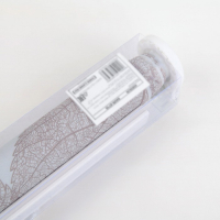 Штора рулонная &laquo;Листья&raquo;, 60&times;200 см (с учётом креплений 3,5 см), цвет коричневый