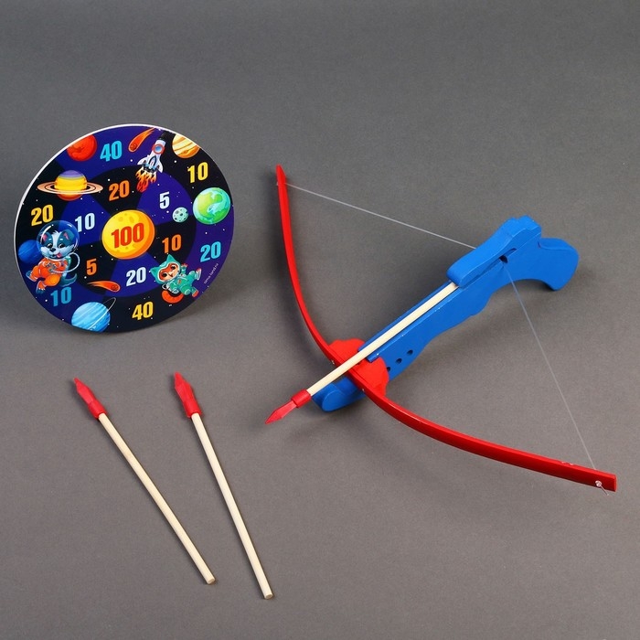 Арбалет большой &laquo;Космический стрелок&raquo;, 3 стрелы, мишень