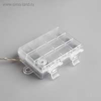 Светодиодная фигура &laquo;Олень золотистый&raquo; 25 &times; 30 &times; 10 см, металл, батарейки ААх3 (не в комплекте), свечение тёплое белое