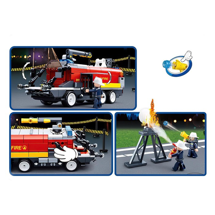 Конструктор Пожарные &laquo;Огнеборцы&raquo;, 381 деталь