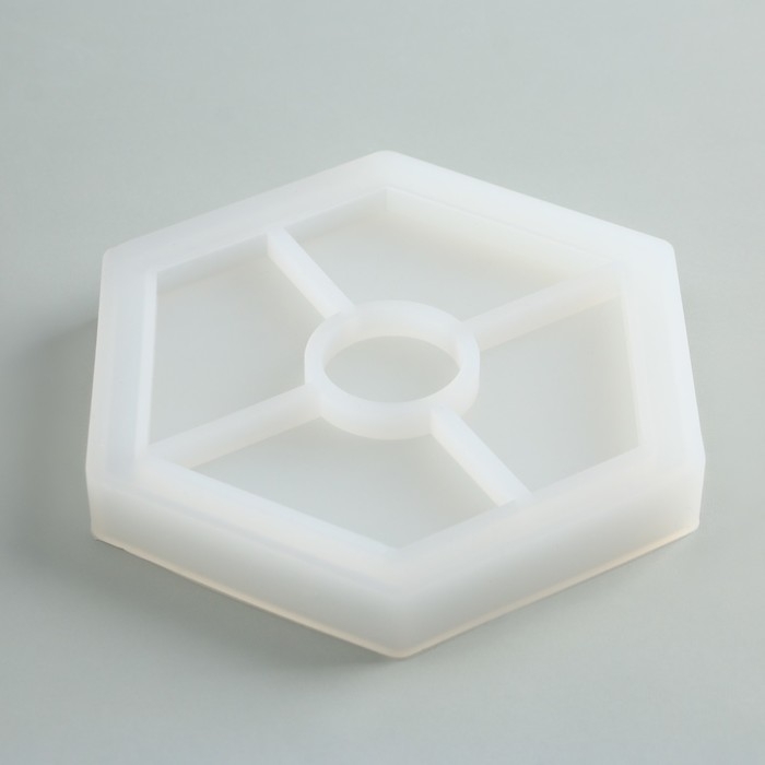 Набор для создания поддона из гипса с поталью &laquo;Шестиугольник&raquo;