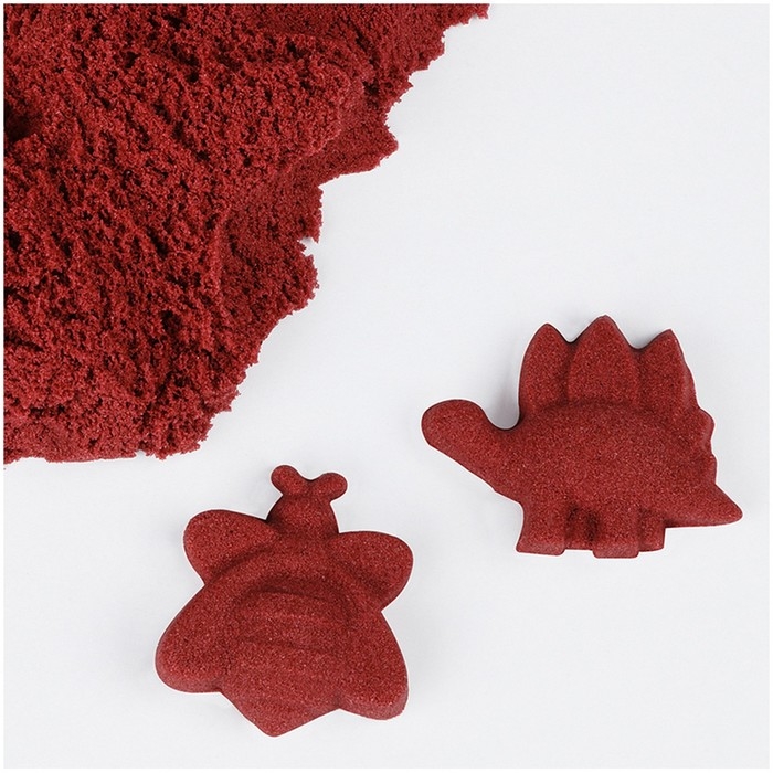 Песок для лепки &laquo;Магический песок&raquo;, малиновый, 500 г, 2 форм.