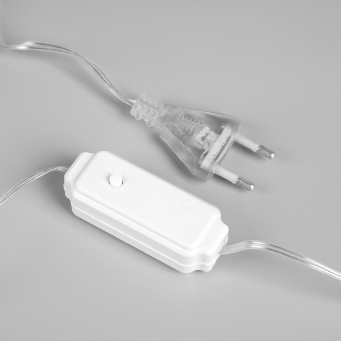 Светодиодная фигура &laquo;Снежинка&raquo; 80 &times; 80 см, пластик, 220 В, 8 режимов, свечение тёплое белое