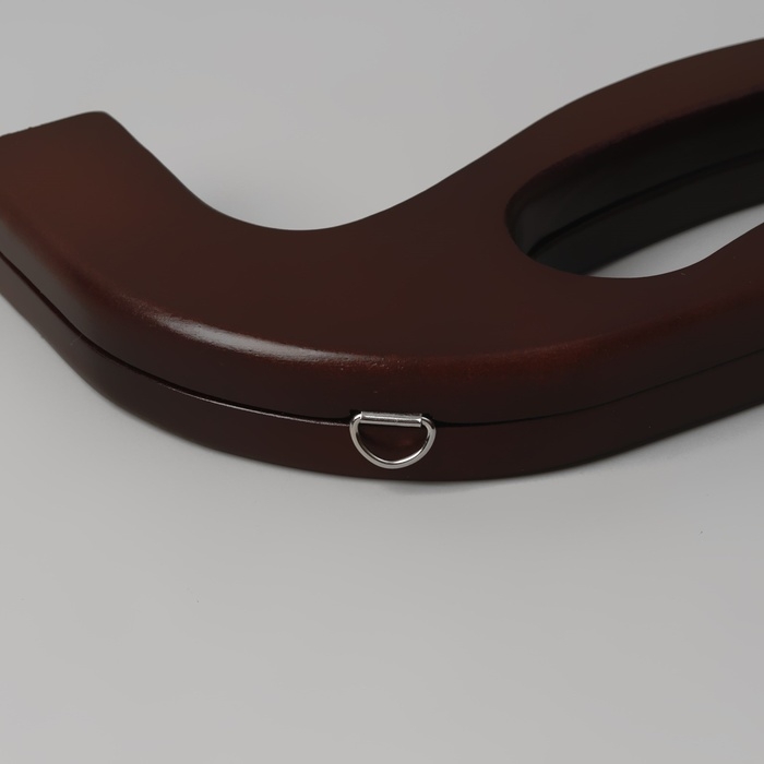 Ручка-фермуар деревянная, на магнитах, с креплением, 27 × 12 × 2,5 см, цвет коричневый Ручка-фермуар деревянная, на магнитах, с креплением, 27 × 12 × 2,5 см, цвет коричневый