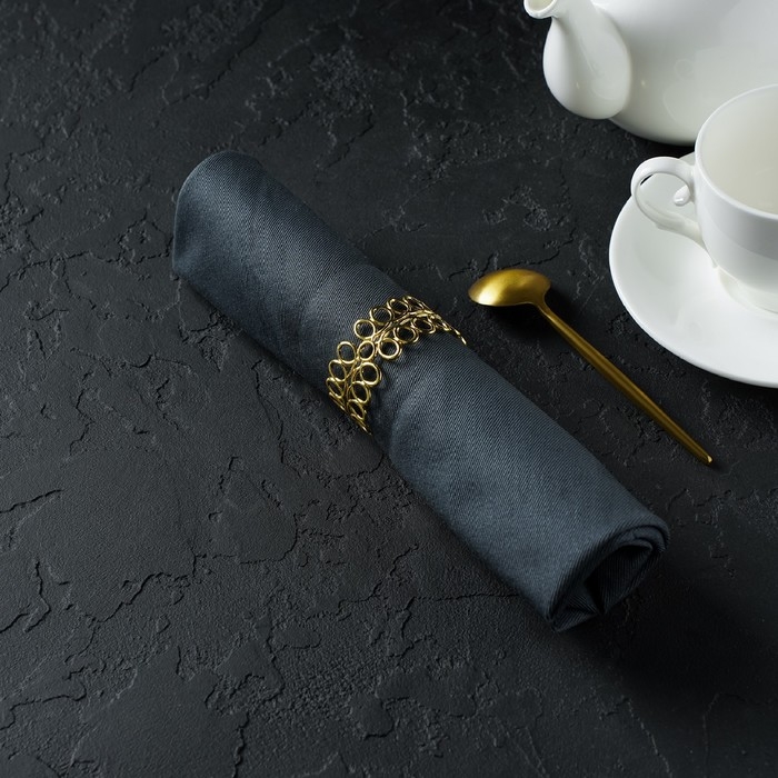 Кольцо для салфеток &laquo;Венок&raquo;, 4,5&times;2 см, цвет золотой