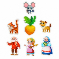 Набор развивающих магнитов. Театр по мотивам русской народной сказки &laquo;Репка&raquo;