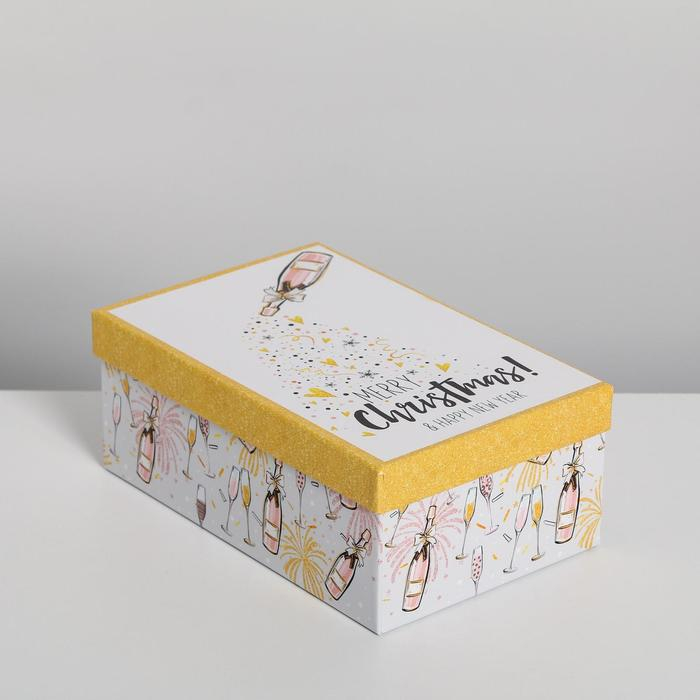 Набор подарочных коробок 10 в 1 &laquo;Стильный&raquo;, 12 х 7 х 4 - 32.5 х 20 х 12.5 см, Новый год