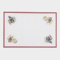 Салфетки новогодние на стол Доляна &laquo;Московский мишка&raquo;, 4 шт, сервировочная, 45&times;30 см