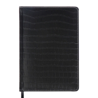 Ежедневник датированный 2024 A5 176 листов, deVENTE.Wild, твёрдая обложка из искусственной кожи, золотой срез, ляссе, кремовый блок 70 г/м2, чёрный Ежедневник датированный 2024 A5 176 листов, deVENTE.Wild, твёрдая обложка из искусственной кожи, золотой срез, ляссе, кремовый блок 70 г/м2, чёрный