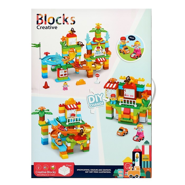 Конструктор &laquo;Забавные горки&raquo;, 2 варианта сборки, 162 детали