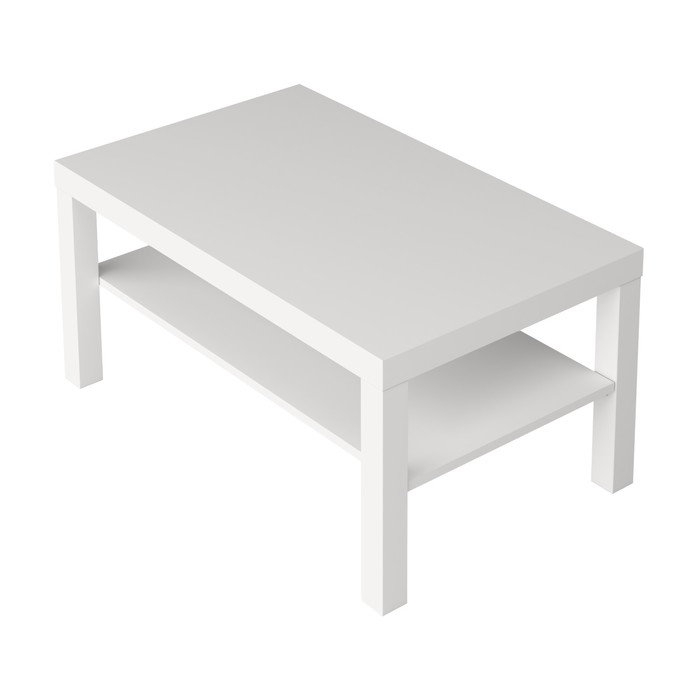 Стол журнальный ЛАКК, 900х550х440, Белый
