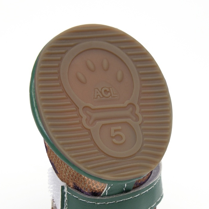 Ботинки для собак Ботинки для собак "Боец", набор 4 шт, размер 1 (подошва 4 х 3,2 см), камуфляж