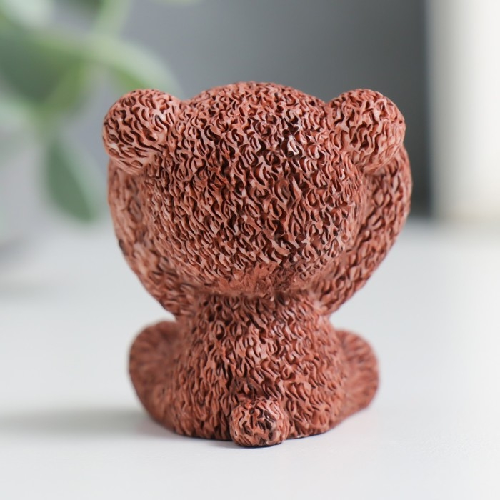 Сувенир полистоун Сувенир полистоун "Мишка - не слышу, не вижу, не скажу" МИКС 4х2,5х3 см