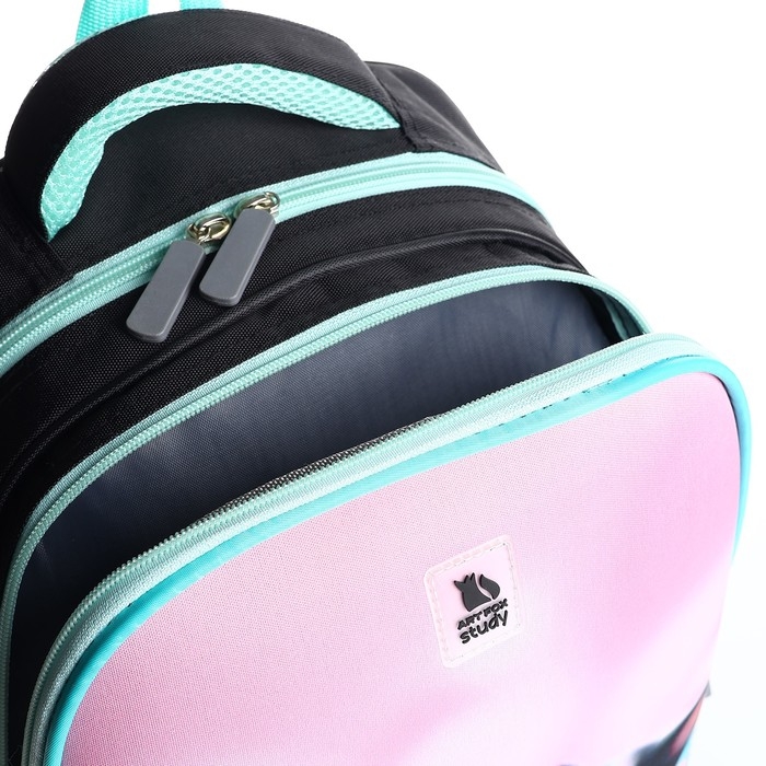 Рюкзак школьный каркасный 39х30х14 см &laquo;1 сентября: Милые котята&raquo;