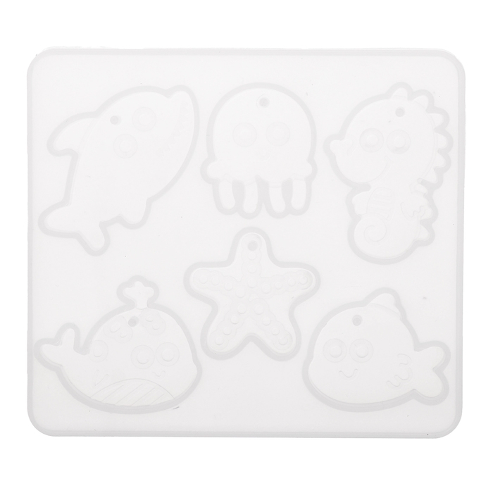 Набор для опытов &laquo;Эпоксидная смола: Морские жители&raquo;, брелоки