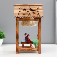 Настольная лампа "Влюбленная пара" Е12 10х14х28 см