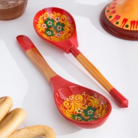 Ложка «Краснушка», салатная, 6×21, хохлома Ложка «Краснушка», салатная, 6×21, хохлома