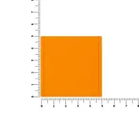 Лейбл из ПВХ Dzeta, L, оранжевый неон Лейбл из ПВХ Dzeta, L, оранжевый неон