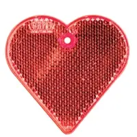 Пешеходный светоотражатель «Сердце», красный Пешеходный светоотражатель «Сердце», красный