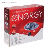 Плитка электрическая ENERGY EN-902R, 1000 Вт, 1 конфорка, красная Плитка электрическая ENERGY EN-902R, 1000 Вт, 1 конфорка, красная