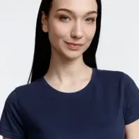 Футболка женская Pioneer Women, темно-синяя, размер L