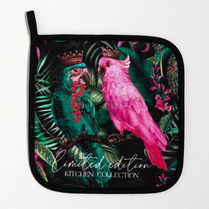 Набор кухонный &laquo;Limited edition&raquo; варежка-прихватка 20х28см, прихватка 19х19см,100% хл