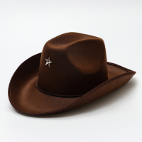 Карнавальная шляпа &laquo;Шериф&raquo;, детская, р-р. 52-54, цвет коричневый