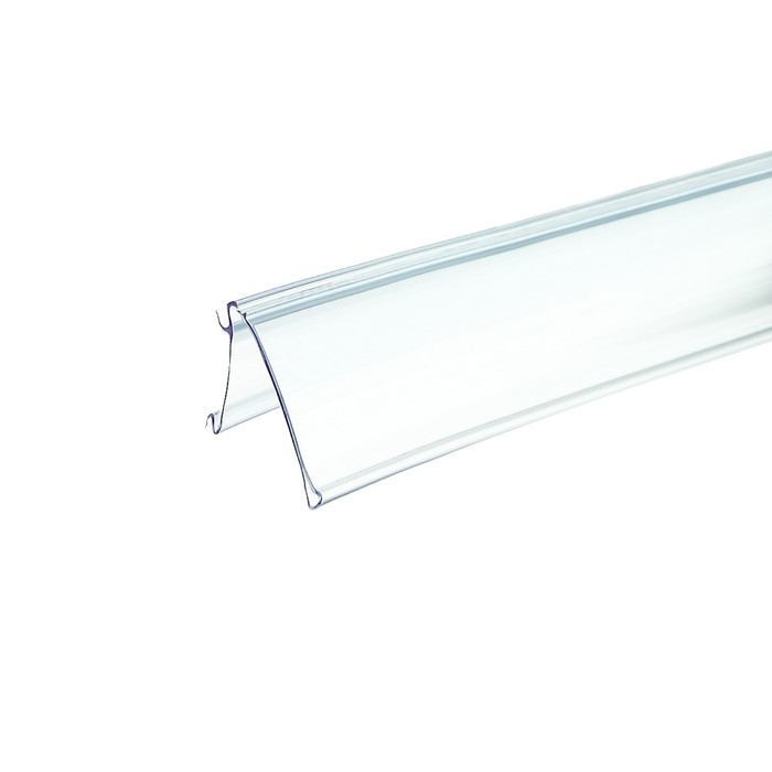 Ценникодержатель полочный, 98,8×0,7×3,9 см, цвет прозрачный Ценникодержатель полочный, 98,8×0,7×3,9 см, цвет прозрачный