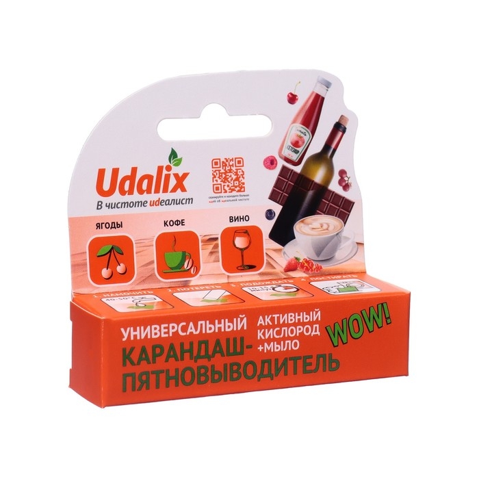 Пятновыводитель Udalix, карандаш, 35 г Пятновыводитель Udalix, карандаш, 35 г