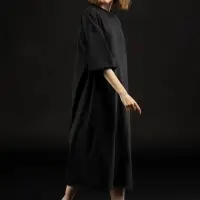 Платье D2, черное, размер XL/XXL