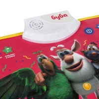 Двусторонний плакат &laquo;Буба&raquo; русская и англ. азбуки.200 вопросов, заданий